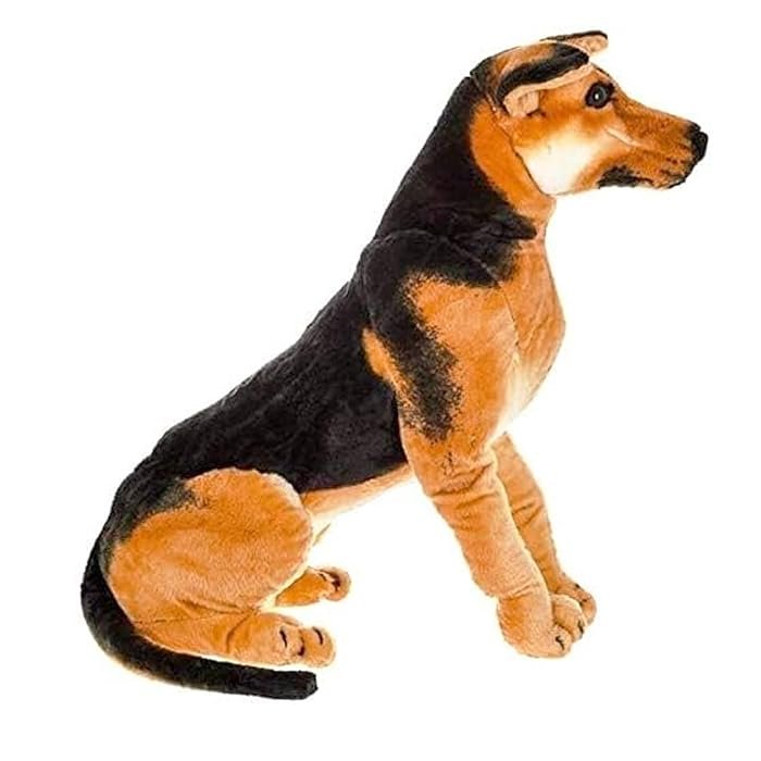 Curvaso Premium Soft Plush Toys Cuddly Stuffed Animal Giant Big Large Size Doll Kids Gift Present (German Shepherd Dog)