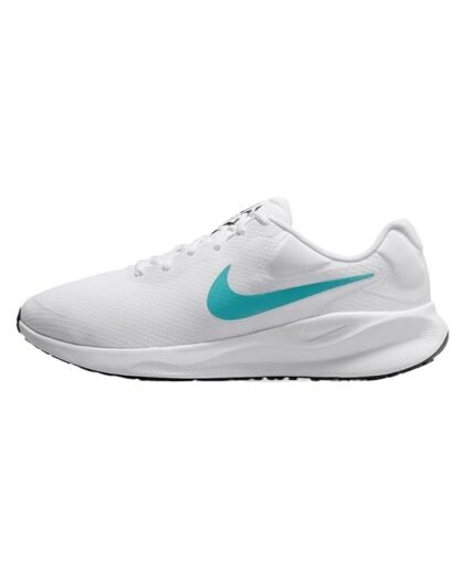 Nike Revolution 7-White/Dusty Cactus-Pure PLATINUM-10UK