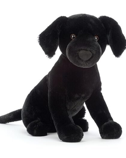 Jellycat Pippa Black Labrador Dog Stuffed Animal, 9.5 inches | Dogs & Puppies Plush Toy | Classic Children's Gift