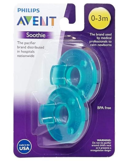 Philips Avent Silicone 2 Pack Avent Soothie Pacifier Green 0 3 Months