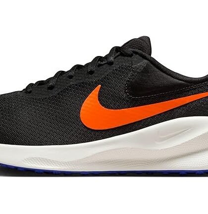 NIKE Revolution 7-Black/Hyper Crimson-Astronomy BLUE-SAIL-FB2207-008-10UK