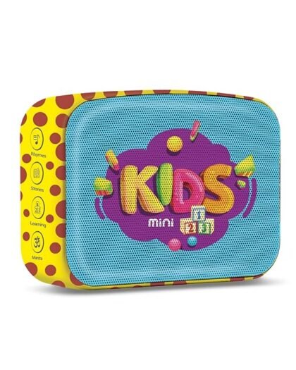 Saregama Carvaan Mini Kids - Pre-Loaded with Stories, Rhymes, Learnings, Mantras with Bluetooth/USB/Aux in-Out