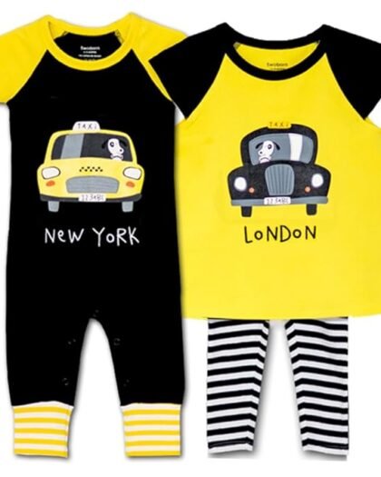 New York/London Boy Girl Twin Clothing Set (18-24 Months)