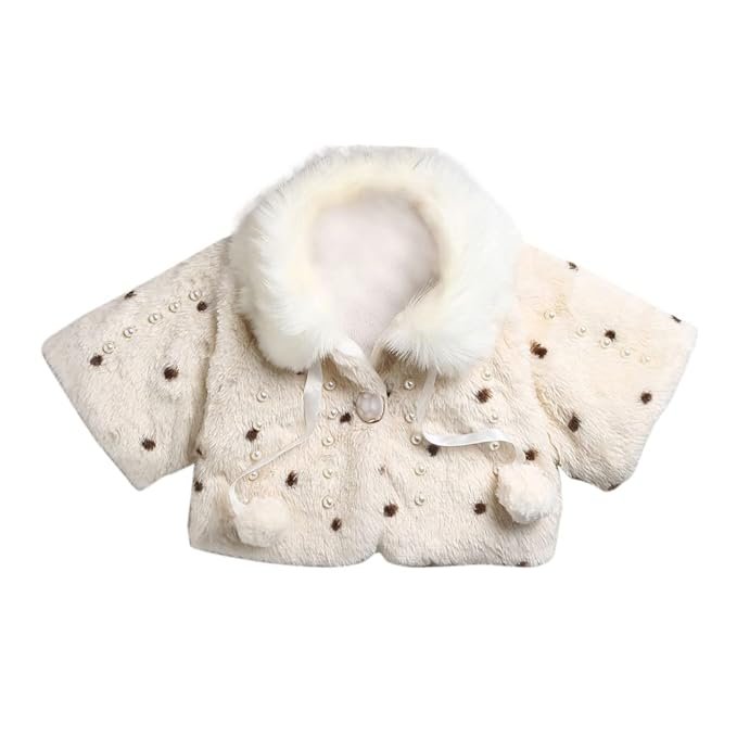 Hopscotch Baby Girls 100% Polyester Solid Full-Sleeve Fleece Mid-Length Jacket