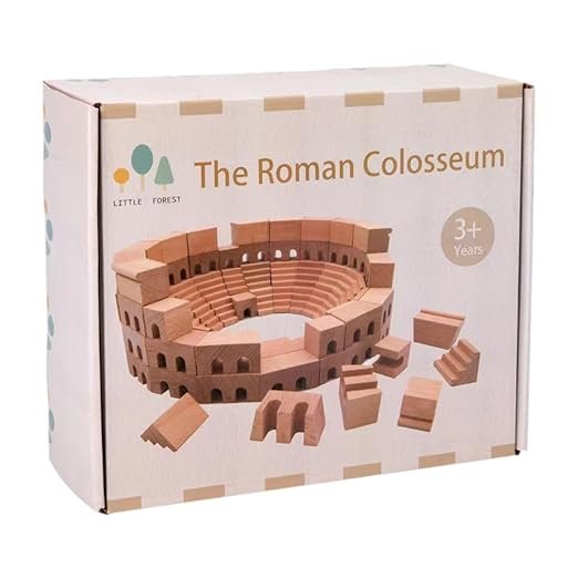 ATORSE® Toy 110 Pieces Rome Colosseum Building Blocks Set Creative Micro Building Blocks
