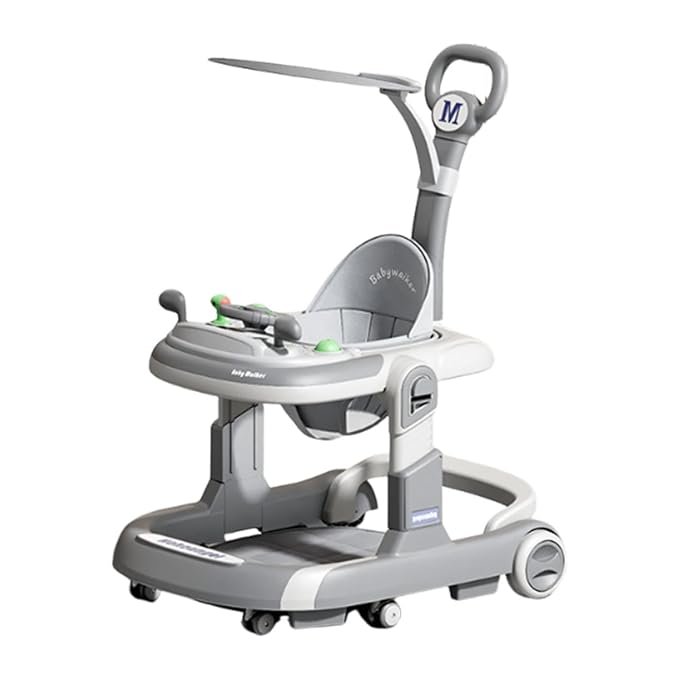 LOOM TREE® Activity Walker Detachable Baby Activity Center for Baby Toddlers Boys Girls Gray | Baby Gear | Walkers