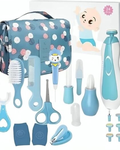 Episkey Baby Grooming Kit, Newborn Baby, Toddler, Kids Accessories Set, Portable Infants Kit, Ideal for Travelling & Home Use (Set of 1| 0-3 Years and above |Multicolour)
