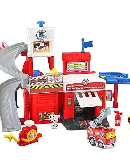 VTech Go! Go! Smart Wheels Rescue Tower Firehouse
