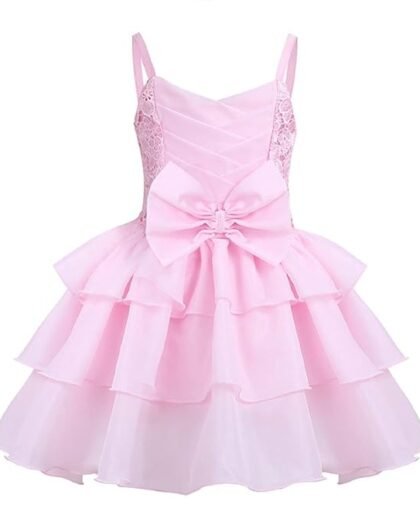 SOFYANA Girl's Synthetic A-Line Knee-Length Dress