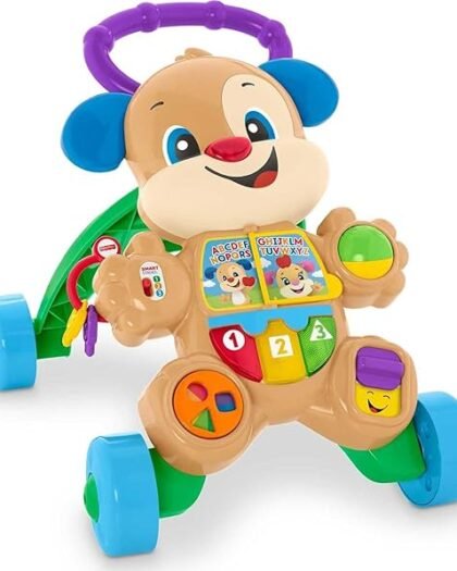 Fisher-Price Laugh and Learn Smart Stages Learn with Puppy Walker, Multi Color