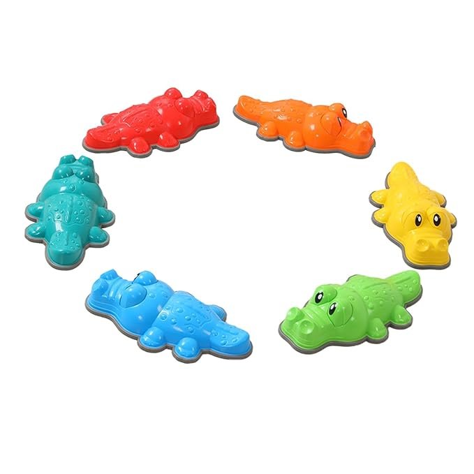 ILSMYSUTRA ®Kids Stepping Stones Crocodile Steps Stones for Kids Children Girls Boys Bright Colorful | Developmental Baby Toys