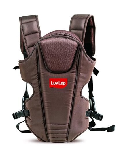 LuvLap Galaxy Baby Carrier with Padded Head Support, for 6 to 15 Months Baby, Max Weight Up to 15 Kgs (Brown)