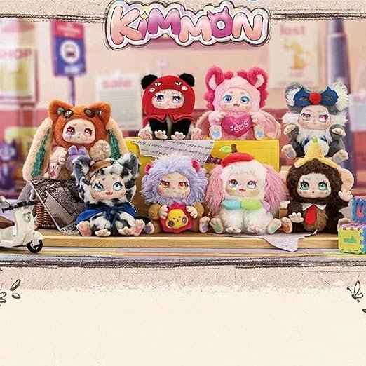 Enakshi® 6X Stuffed Character Toy Cute Cartoon Kimmon Figures for Children Boys Girls0