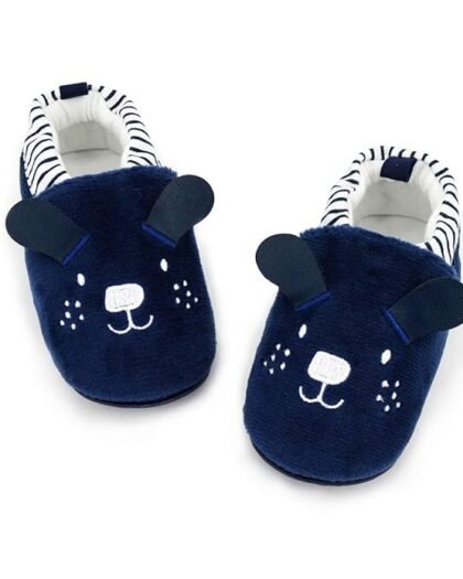 COSANKIM Infant Baby Boys Girls Slipper Soft Sole Non Skid Sneaker Moccasins Toddler First Walker Cirb House Shoes