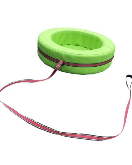 ATORSE Kids Hand Pulled Cart Interactive Toy for Sports Playground Group Activities Green