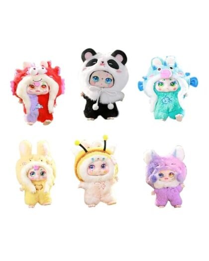 ATORSE 6Pcs Plush Doll Cute Ornament Animal Plush Toy for Adults Kids Birthday Gift